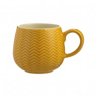 Mason Cash Κούπα Ανάγλυφη Κίτρινο-Ώχρα Stoneware 350ml Mason Cash Κούπα Ανάγλυφη Κίτρινο-Ώχρα Stoneware 350ml