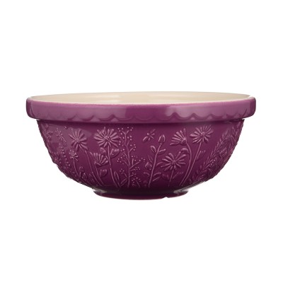 Mason Cash Μπολ Stoneware Με Ανάγλυφα Σχέδια Μπορντώ, 26X12εκ, 2,7L Mason Cash Μπολ Stoneware Με Ανάγλυφα Σχέδια Μπορντώ, 26X12εκ, 2,7L