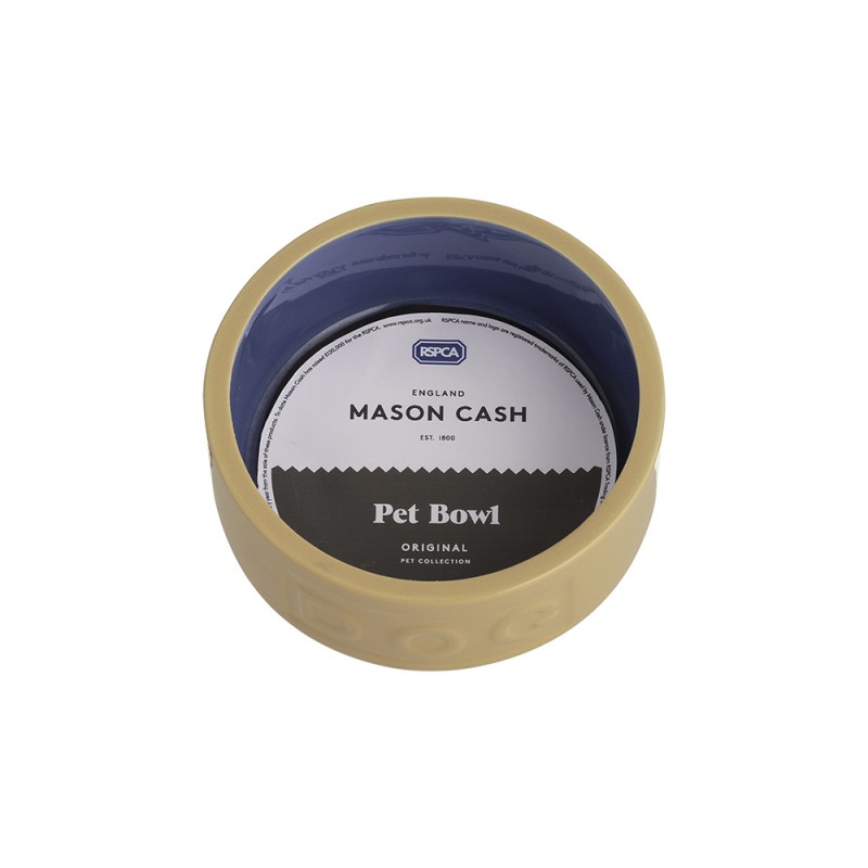Mason Cash Μπολ Φαγητού Κατοικίδιων Ανάγλυφο Stoneware Τερακότα-Μπλε Dog 0,4L-13x5,5εκ Mason Cash Μπολ Φαγητού Κατοικίδιων Ανάγλυφο Stoneware Τερακότα-Μπλε Dog 0,4L-13x5,5εκ