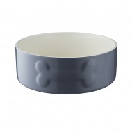 Mason Cash Μπολ Κατοικίδιων  Ανάγλυφο Γκρι Stoneware 20x8 εκ Mason Cash Μπολ Κατοικίδιων  Ανάγλυφο Γκρι Stoneware 20x8 εκ