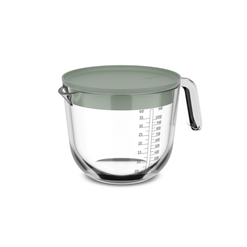 Mepal Γυάλινη Μεζούρα με Καπάκι Chef It Nordic Sage ,1000 ml Mepal Γυάλινη Μεζούρα με Καπάκι Chef It Nordic Sage ,1000 ml