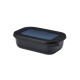 Mepal Φαγητοδοχείo Cirqula Rectangular, Nordic Black 500ml Mepal Φαγητοδοχείo Cirqula Rectangular, Nordic Black 500ml
