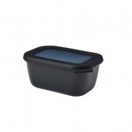 Mepal Φαγητοδοχείo Cirqula Rectangular, Nordic Black 1500ml Mepal Φαγητοδοχείo Cirqula Rectangular, Nordic Black 1500ml