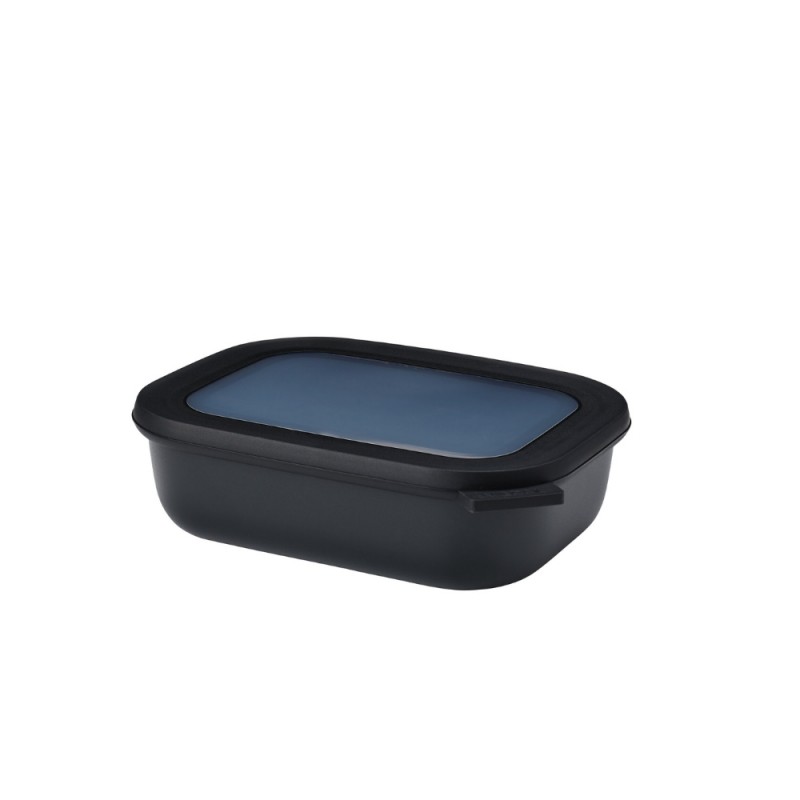 Mepal Φαγητοδοχείo Cirqula Rectangular, Nordic Black,1000ml