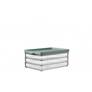 Mepal Δοχεία Αποθήκευσης Αλλαντικών Στοιβαζόμενα Σετ 3τμχ,Omnia Nordic Sage, 1500ml Mepal Δοχεία Αποθήκευσης Αλλαντικών Στοιβαζόμενα Σετ 3τμχ,Omnia Nordic Sage, 1500ml