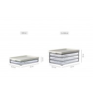 Mepal Δοχεία Αποθήκευσης Αλλαντικών Στοιβαζόμενα Σετ 3τμχ,Omnia Nordic Sage, 1500ml Mepal Δοχεία Αποθήκευσης Αλλαντικών Στοιβαζόμενα Σετ 3τμχ,Omnia Nordic Sage, 1500ml