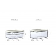 Mepal Δοχεία Αποθήκευσης Αλλαντικών Στοιβαζόμενα Σετ 2τμχ,Omnia Nordic Sage, 1200ml +500ml Mepal Δοχεία Αποθήκευσης Αλλαντικών Στοιβαζόμενα Σετ 2τμχ,Omnia Nordic Sage, 1200ml +500ml