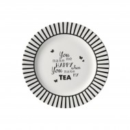 Dutch Rose Πιάτο Πορσελάνης Happy Tea 18εκ Dutch Rose Πιάτο Πορσελάνης Happy Tea 18εκ