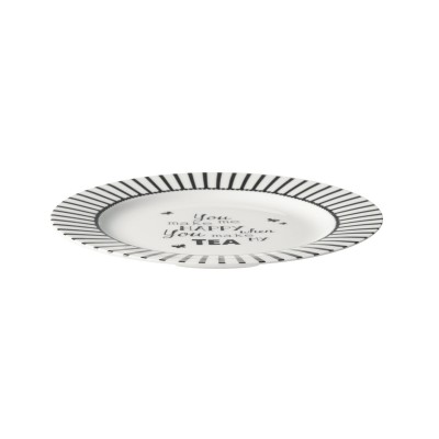 Dutch Rose Πιάτο Πορσελάνης Happy Tea 18εκ Dutch Rose Πιάτο Πορσελάνης Happy Tea 18εκ