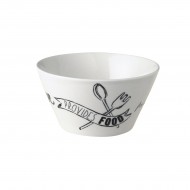 Dutch Rose Μπολ Πορσελάνης Soul White 14εκ Dutch Rose Μπολ Πορσελάνης Soul White 14εκ