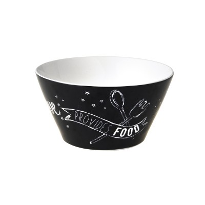 Dutch Rose Μπολ Πορσελάνης Soul Witte Black 14εκ Dutch Rose Μπολ Πορσελάνης Soul Witte Black 14εκ