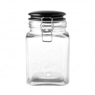 Dutch Rose Βάζο Αποθήκευσης Γυάλινο Black Heart 1,1L Dutch Rose Βάζο Αποθήκευσης Γυάλινο Black Heart 1,1L