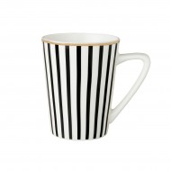 Dutch Rose Κούπα Πορσελάνης Stripe Gold 32cl  Dutch Rose Κούπα Πορσελάνης Stripe Gold 32cl