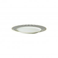 Dutch Rose Πιάτο Πορσελάνης Stripe Gold 18εκ Dutch Rose Πιάτο Πορσελάνης Stripe Gold 18εκ