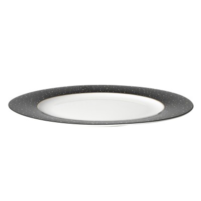 Dutch Rose Πιάτο Πορσελάνης Sparkling Black 26εκ Dutch Rose Πιάτο Πορσελάνης Sparkling Black 26εκ