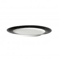 Dutch Rose Πιάτο Πορσελάνης Sparkling Black 21εκ Dutch Rose Πιάτο Πορσελάνης Sparkling Black 21εκ