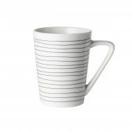 Dutch Rose Κούπα Πορσελάνης White with Black Stripe 32cl Dutch Rose Κούπα Πορσελάνης White with Black Stripe 32cl