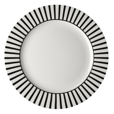 Dutch Rose Πιατέλα Πορσελάνης Stripe 30εκ Dutch Rose Πιατέλα Πορσελάνης Stripe 30εκ
