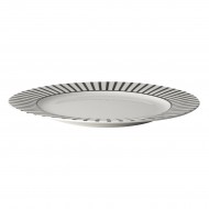 Dutch Rose Πιατέλα Πορσελάνης Stripe 30εκ Dutch Rose Πιατέλα Πορσελάνης Stripe 30εκ