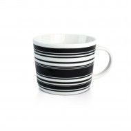 Dutch Rose Κούπα Πορσελάνης Stripe Black 32 cl Dutch Rose Κούπα Πορσελάνης Stripe Black 32 cl