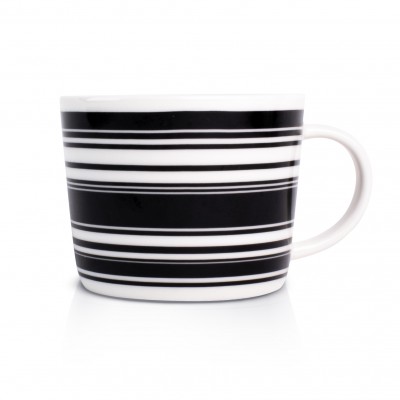 Dutch Rose Κούπα Πορσελάνης Stripe Black 32 cl Dutch Rose Κούπα Πορσελάνης Stripe Black 32 cl