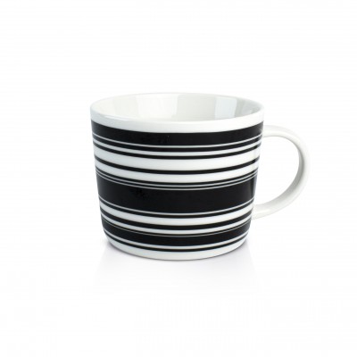Dutch Rose Κούπα Πορσελάνης Stripe Black 32 cl Dutch Rose Κούπα Πορσελάνης Stripe Black 32 cl
