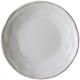 Dutch Rose Πιάτο Λευκό Stoneware Organic 17εκ