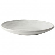 Dutch Rose Πιάτο Λευκό Stoneware Organic 17εκ Dutch Rose Πιάτο Λευκό Stoneware Organic 17εκ