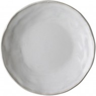 Dutch Rose Πιάτο Λευκό Stoneware Organic 21,5εκ Dutch Rose Πιάτο Λευκό Stoneware Organic 21,5εκ