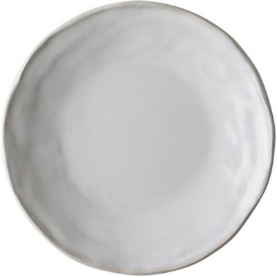 Dutch Rose Πιάτο Λευκό Stoneware Organic 21,5εκ