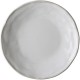 Dutch Rose Πιάτο Λευκό Stoneware Organic 21,5εκ