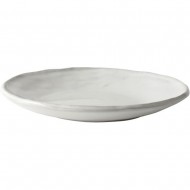 Dutch Rose Πιάτο Λευκό Stoneware Organic 21,5εκ Dutch Rose Πιάτο Λευκό Stoneware Organic 21,5εκ