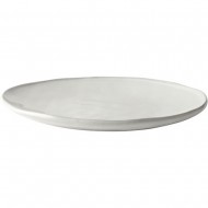 Dutch Rose Πιάτο Λευκό Stoneware Organic 26,5εκ Dutch Rose Πιάτο Λευκό Stoneware Organic 26,5εκ
