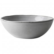 Dutch Rose Σαλατιέρα Γκρι Stoneware Organic 23x8εκ Dutch Rose Σαλατιέρα Γκρι Stoneware Organic 23x8εκ