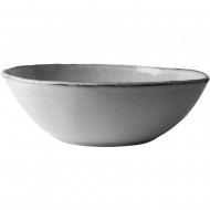 Dutch Rose Φρουτιέρα Γκρι Stoneware Organic 33x10εκ Dutch Rose Φρουτιέρα Γκρι Stoneware Organic 33x10εκ