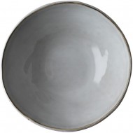 Dutch Rose Φρουτιέρα Γκρι Stoneware Organic 33x10εκ Dutch Rose Φρουτιέρα Γκρι Stoneware Organic 33x10εκ