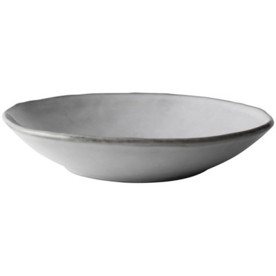 Dutch Rose Πιάτο Βαθύ Γκρι Stoneware Organic 23,5εκ Dutch Rose Πιάτο Βαθύ Γκρι Stoneware Organic 23,5εκ