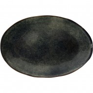 Dutch Rose Πιατέλα Οβάλ Πράσινη Stoneware Organic 23εκ Dutch Rose Πιατέλα Οβάλ Πράσινη Stoneware Organic 23εκ