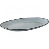 Dutch Rose Πιατέλα Οβάλ Μπλε Stoneware Organic 23εκ Dutch Rose Πιατέλα Οβάλ Μπλε Stoneware Organic 23εκ