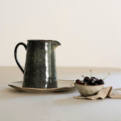 Dutch Rose Κανάτα Πράσινη Stoneware Organic 1,6L Dutch Rose Κανάτα Πράσινη Stoneware Organic 1,6L