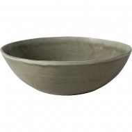 Dutch Rose Φρουτιέρα Λαδί Stoneware Organic 33x10εκ Dutch Rose Φρουτιέρα Λαδί Stoneware Organic 33x10εκ