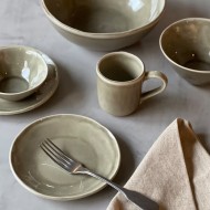 Dutch Rose Μπολ Λαδί Stoneware Organic 11,5x5εκ Dutch Rose Μπολ Λαδί Stoneware Organic 11,5x5εκ