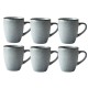 Dutch Rose Σετ Κούπες 6τμχ Serenity Stoneware Γκρι 35cl Dutch Rose Σετ Κούπες 6τμχ Serenity Stoneware Γκρι 35cl