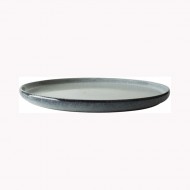 Dutch Rose Πιάτο Γκρι Stoneware Serenity 27εκ Dutch Rose Πιάτο Γκρι Stoneware Serenity 27εκ
