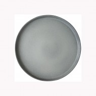 Dutch Rose Πιάτο Γκρι Stoneware Serenity 27εκ Dutch Rose Πιάτο Γκρι Stoneware Serenity 27εκ
