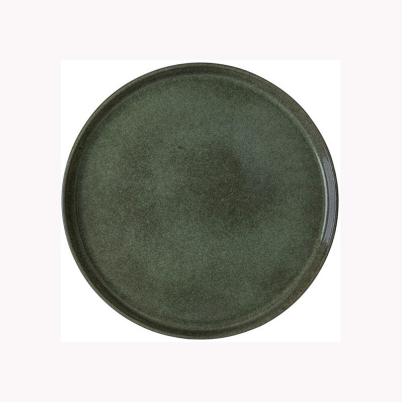 Dutch Rose Πιάτο Πράσινο Stoneware Serenity 27εκ