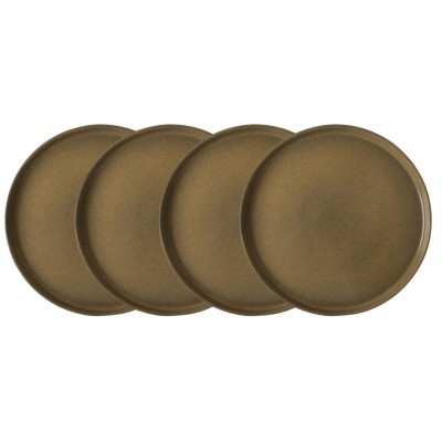 Dutch Rose Σετ Σερβιρίσματος 4τμχ Serenity Stoneware Camel 27εκ