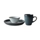 Dutch Rose Σετ Πρωινού 3τμχ Serenity Stoneware Μπλε-Γκρι