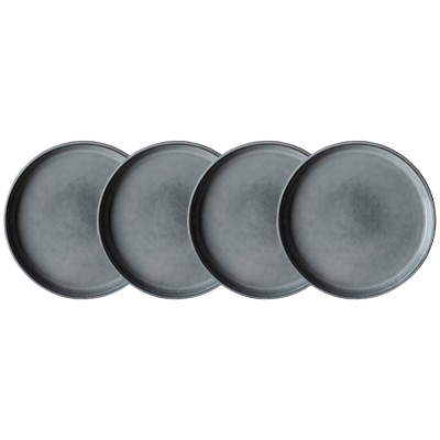 Dutch Rose Σετ Σερβιρίσματος 4τμχ Serenity Stoneware Γκρι 18εκ