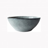 Dutch Rose Σαλατιέρα Γκρι Stoneware Serenity 22εκ Dutch Rose Σαλατιέρα Γκρι Stoneware Serenity 22εκ